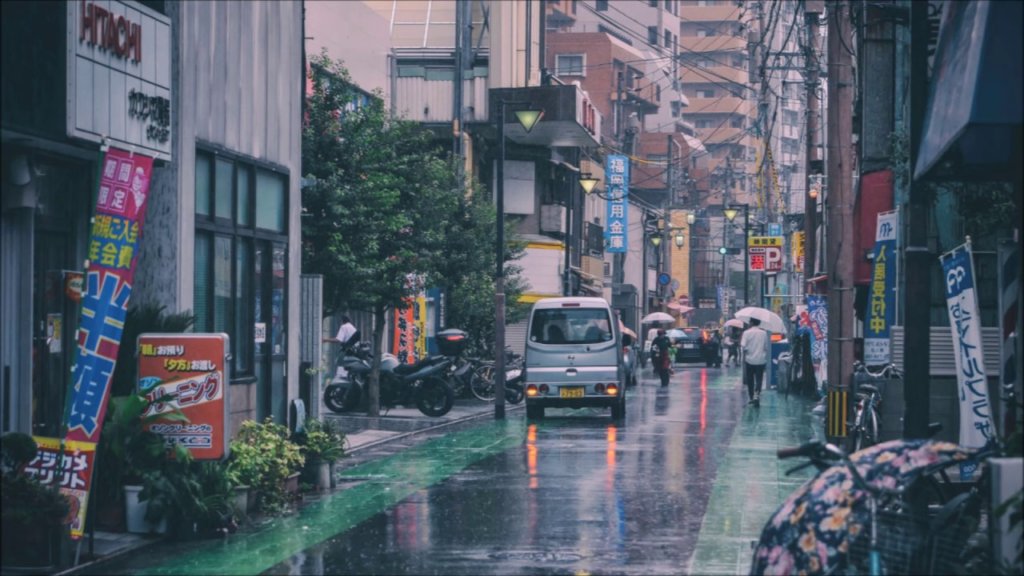 rain in japan