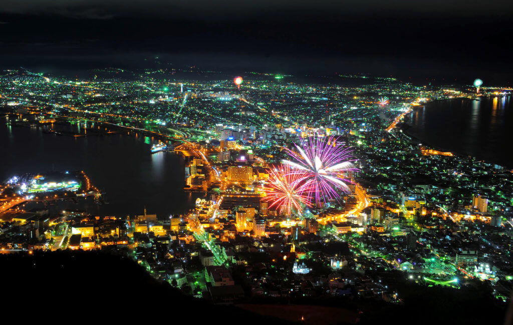 Hakodate ten million dollar night view