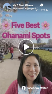 my best 5 ohanami spots in Japan